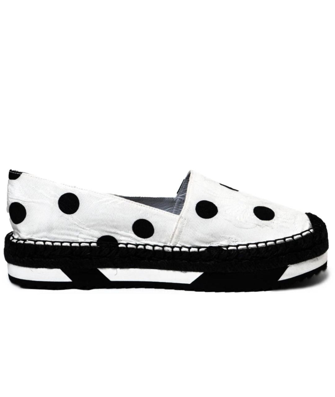 DOLCE&GABBANA Белые текстильные эспадрильи, фото 8