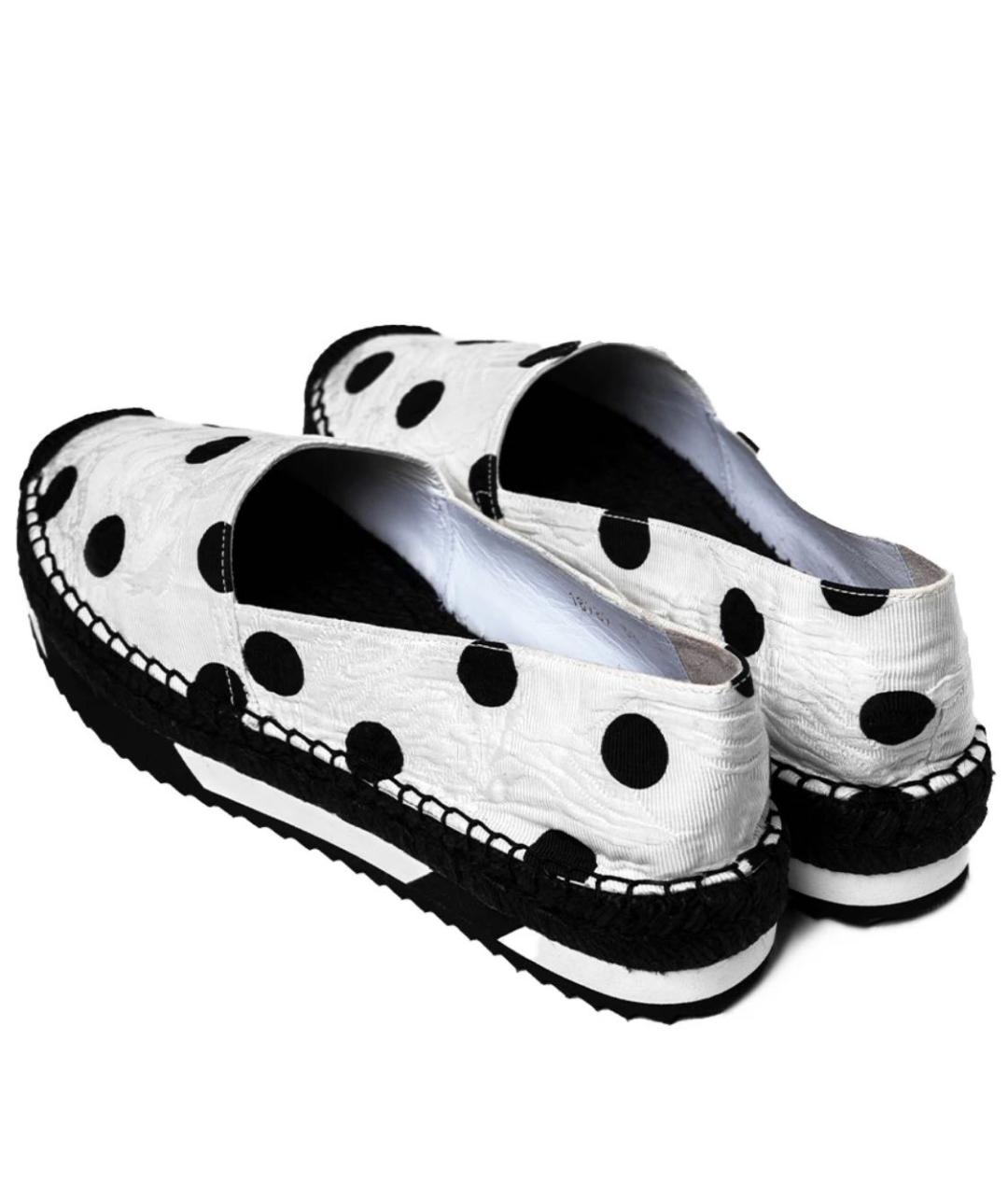 DOLCE&GABBANA Белые текстильные эспадрильи, фото 4