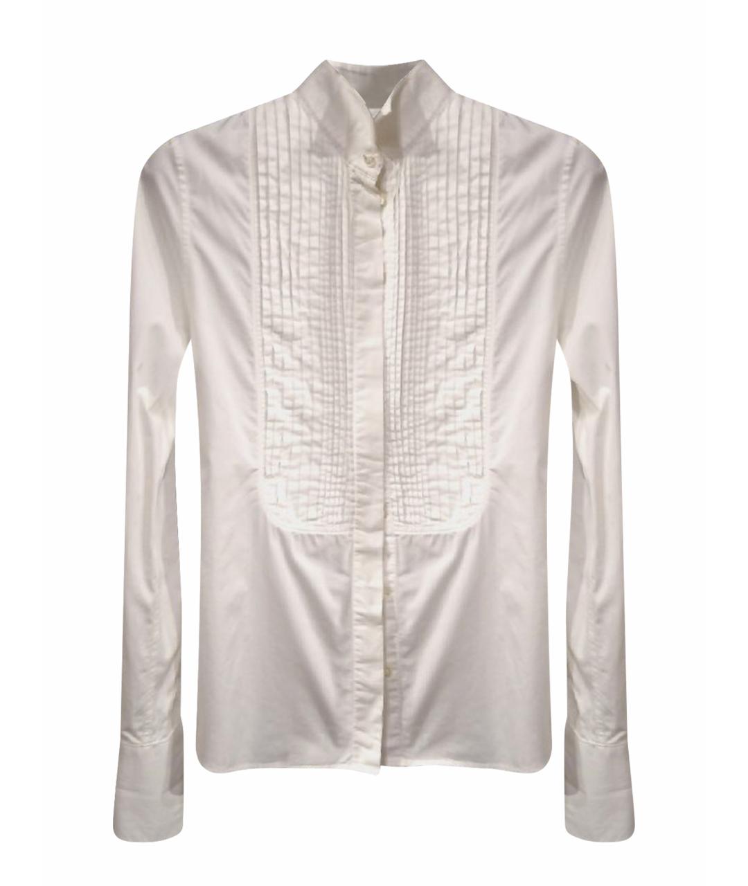 DOLCE&GABBANA Белая хлопковая рубашка, фото 1