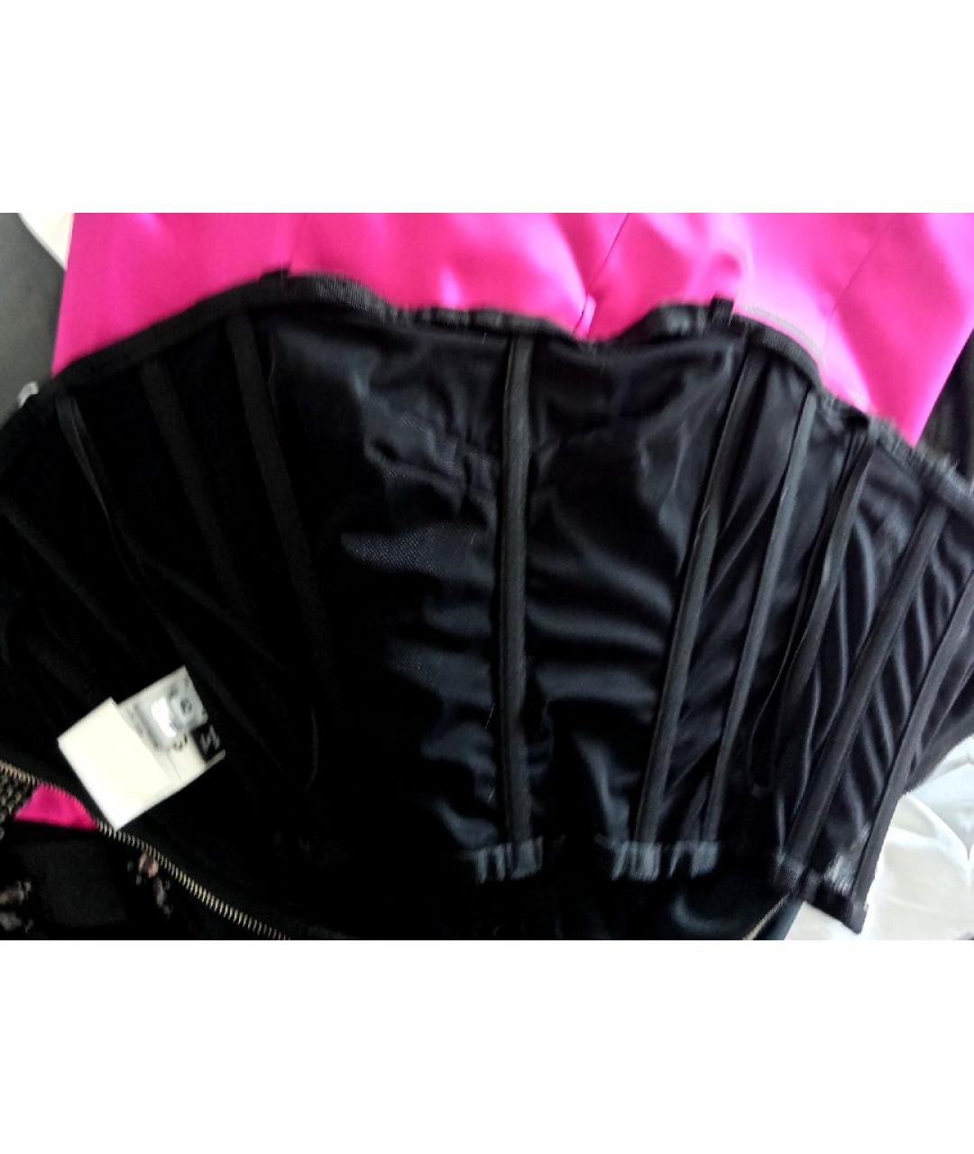 DOLCE&GABBANA Черное вискозное вечернее платье, фото 7