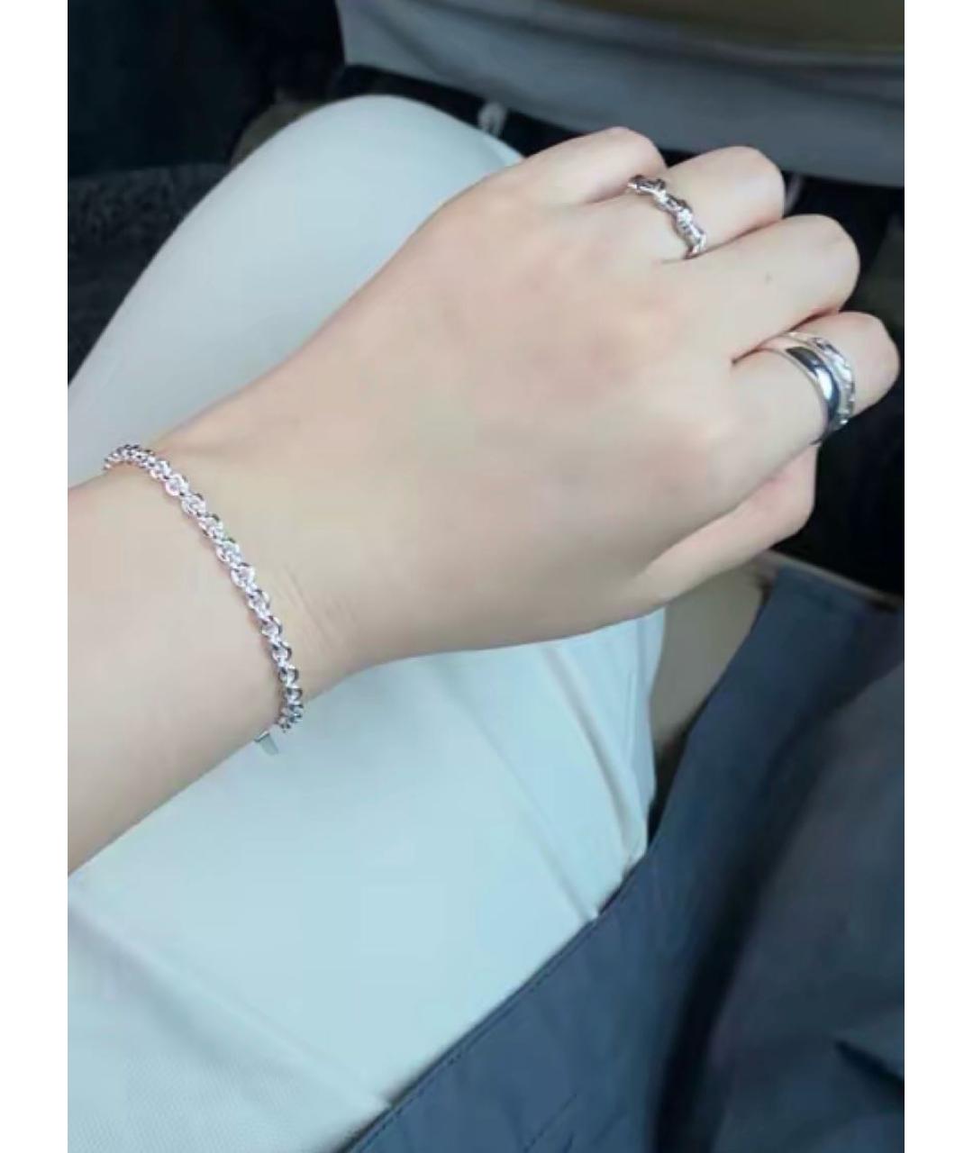 HERMES Серебрянный серебряный браслет, фото 6