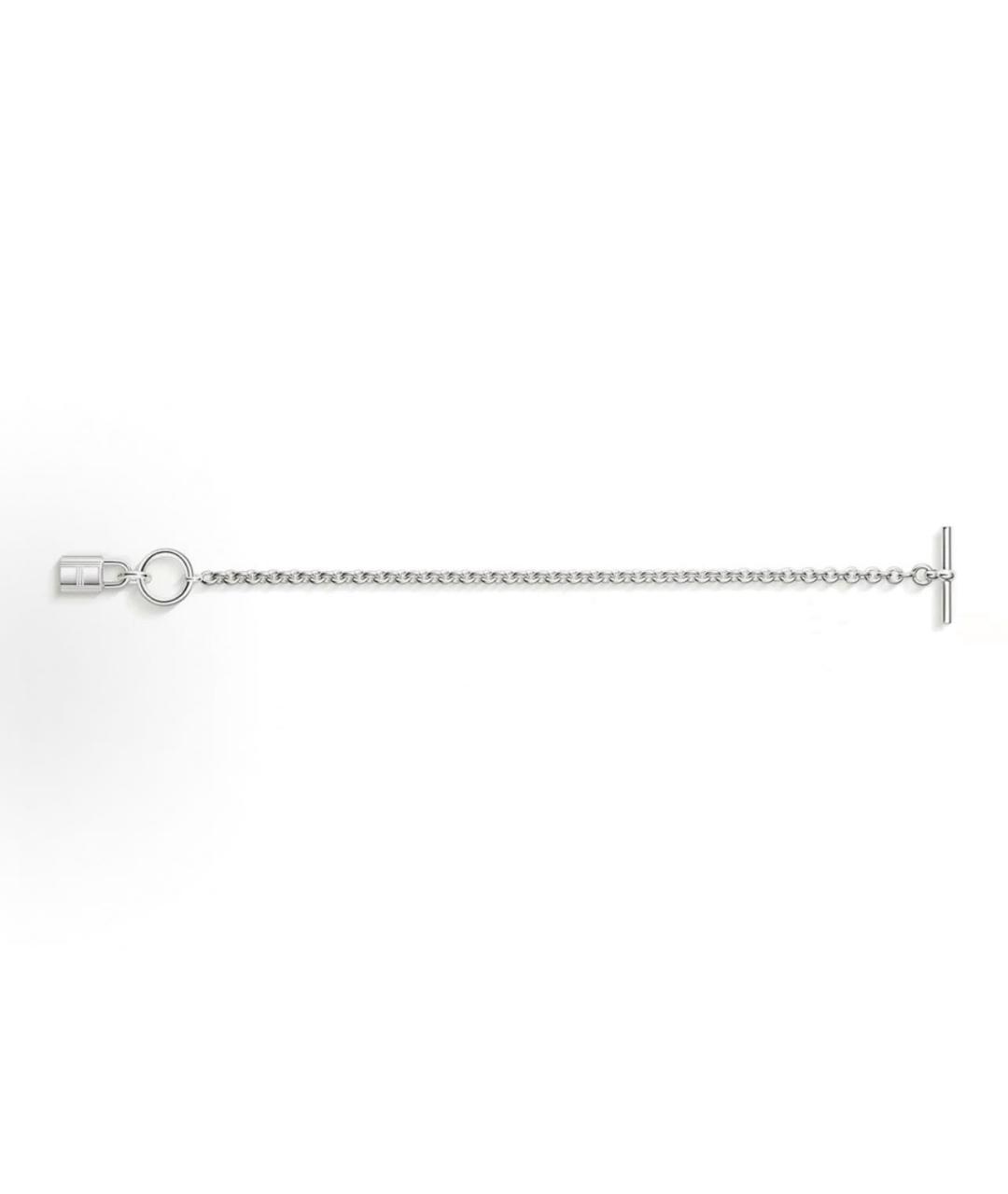 HERMES Серебрянный серебряный браслет, фото 2