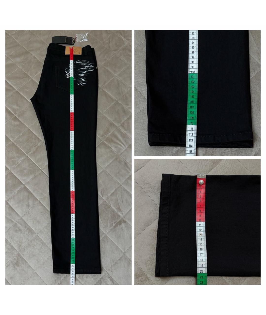 BILLIONAIRE Черные хлопко-эластановые джинсы, фото 8