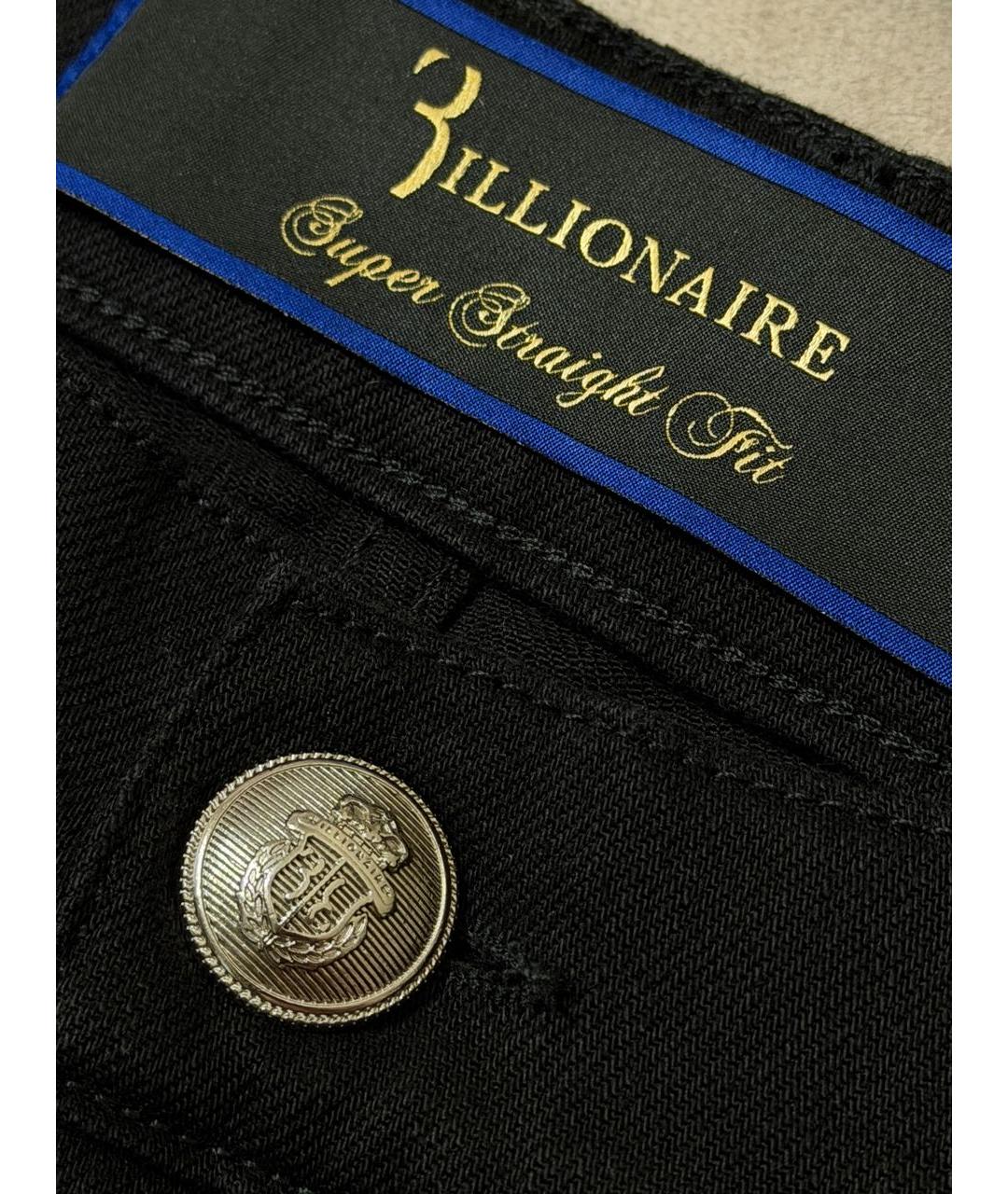 BILLIONAIRE Черные хлопко-эластановые джинсы, фото 6