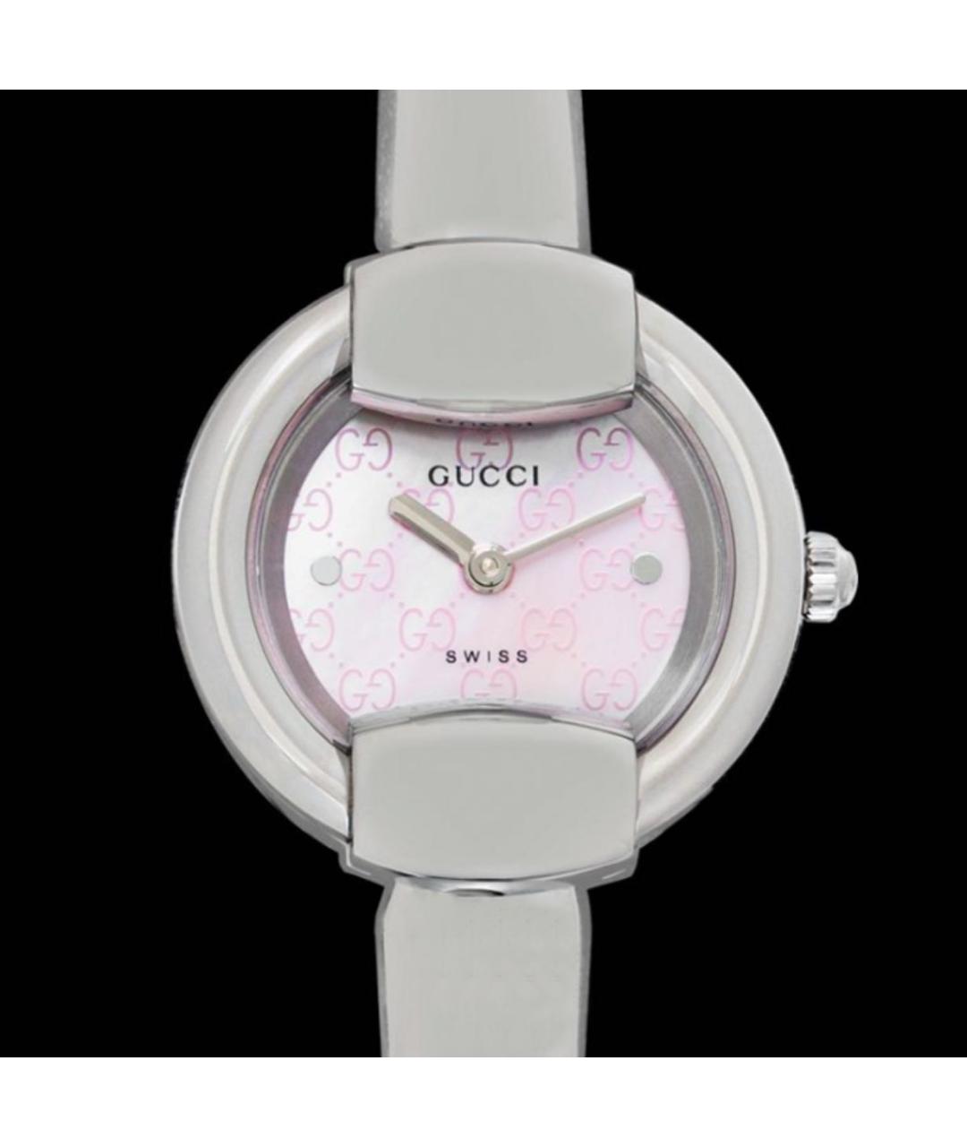 GUCCI Серебряные стальные часы, фото 4