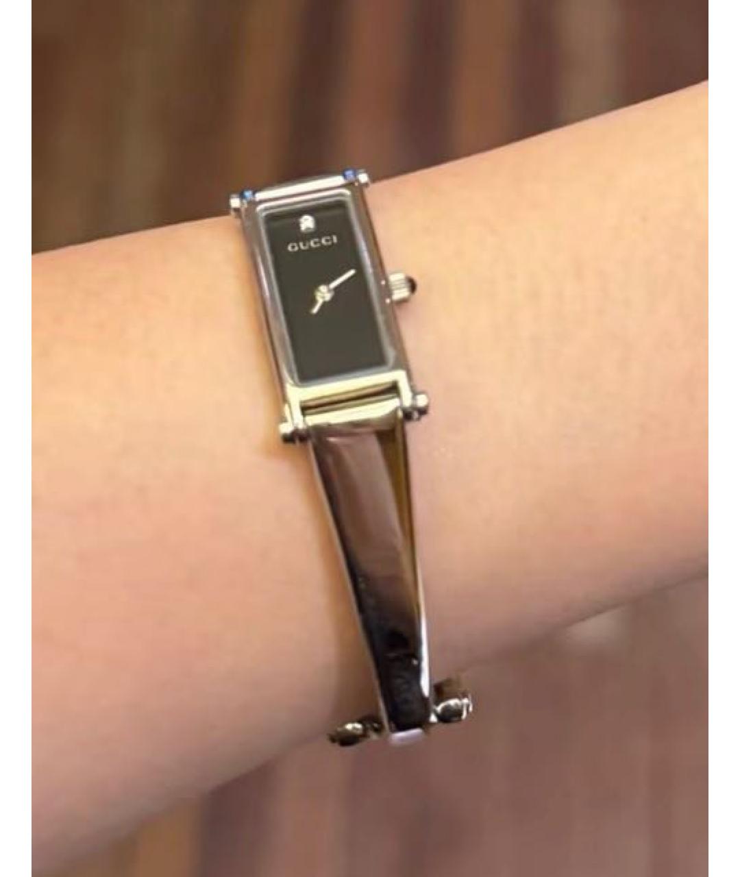 GUCCI Серебряные стальные часы, фото 8