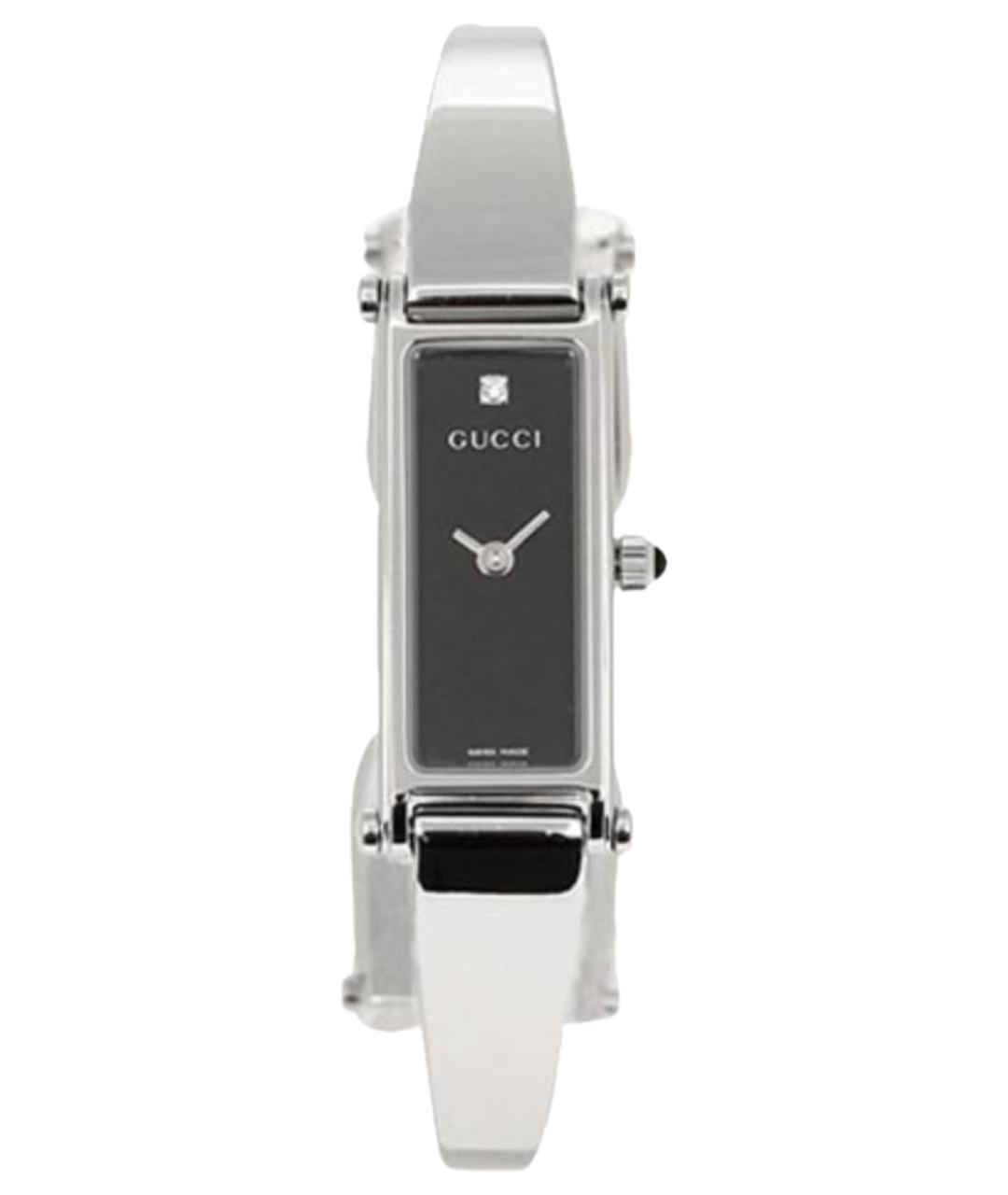 GUCCI Серебряные стальные часы, фото 1