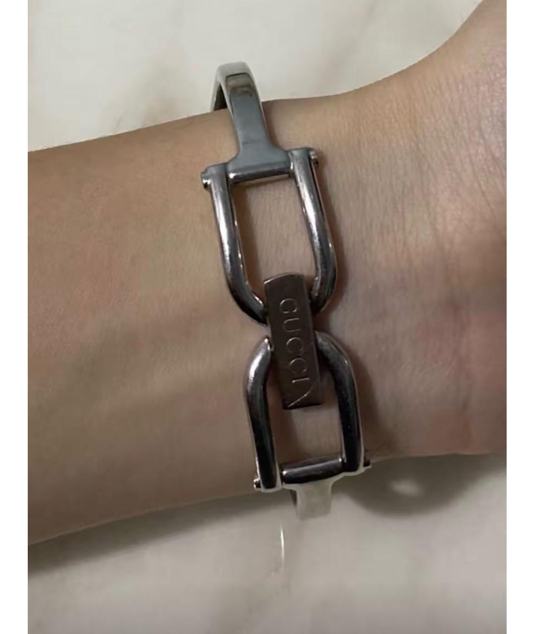 GUCCI Серебряные стальные часы, фото 7