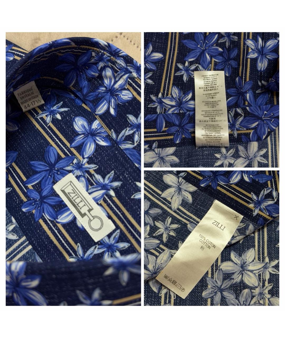 ZILLI Мульти хлопковая кэжуал рубашка, фото 8