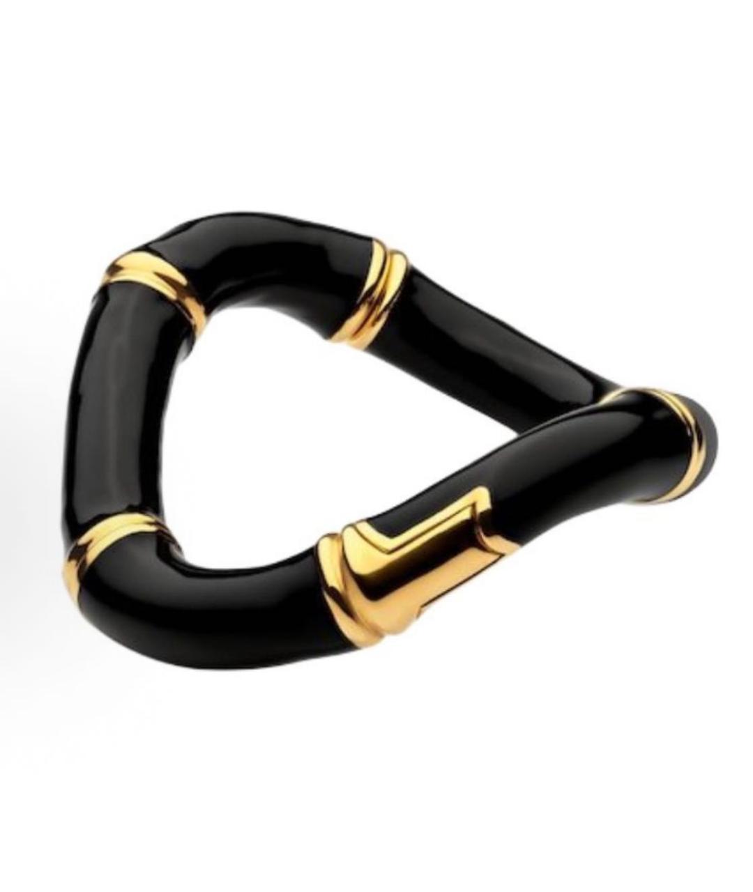 GUCCI Черный латунный браслет, фото 2