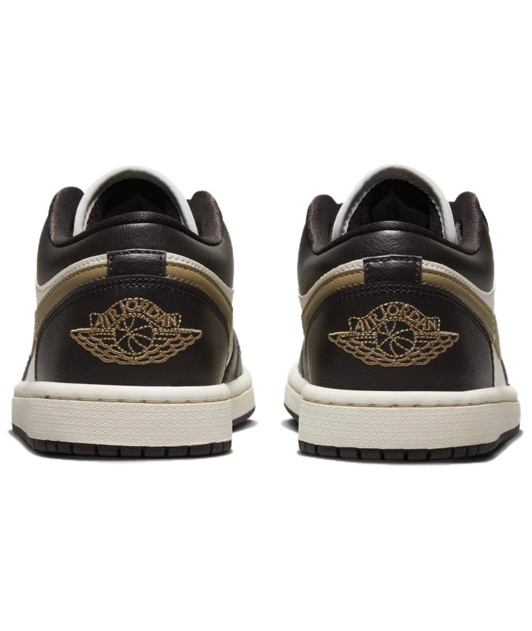 JORDAN Коричневые кожаные кроссовки, фото 5