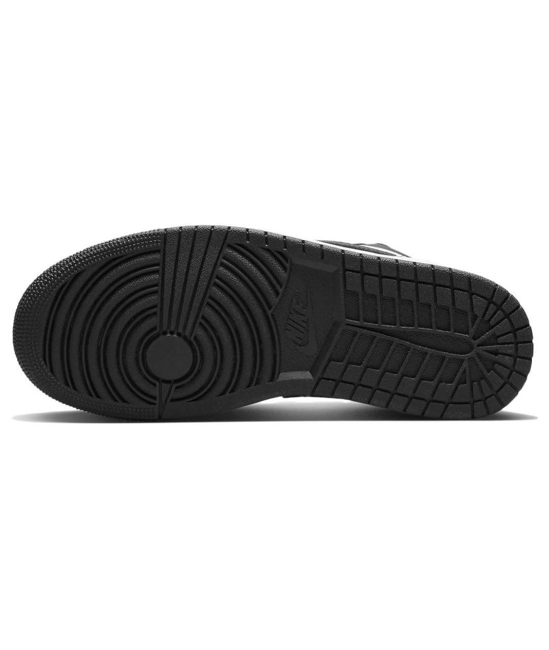 JORDAN Черные кожаные кроссовки, фото 5