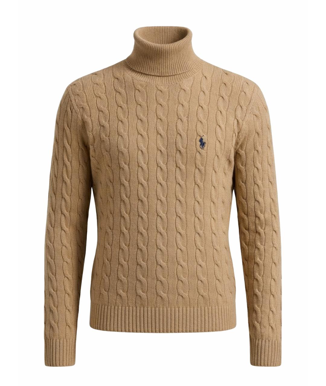 POLO RALPH LAUREN Коричневый джемпер / свитер, фото 1