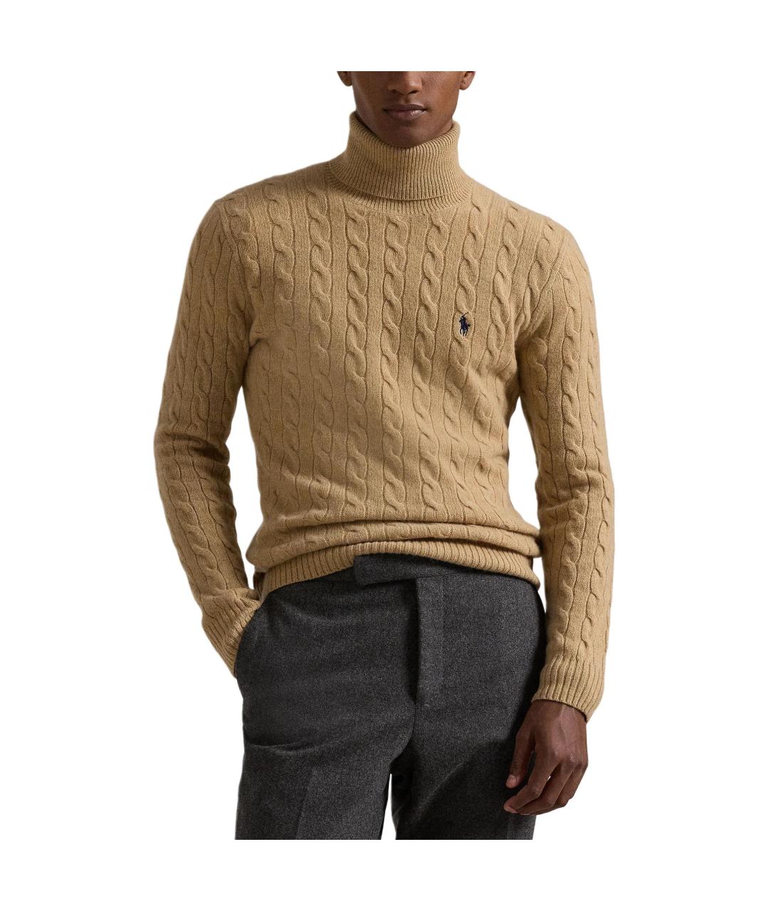 POLO RALPH LAUREN Коричневый джемпер / свитер, фото 6