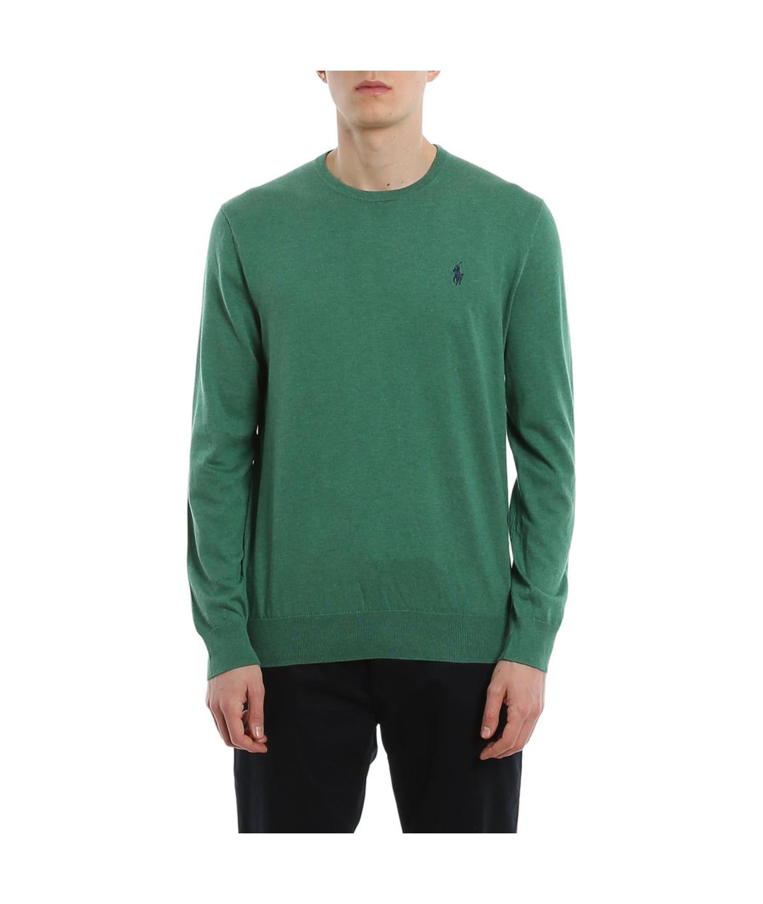 POLO RALPH LAUREN Зеленый джемпер / свитер, фото 3