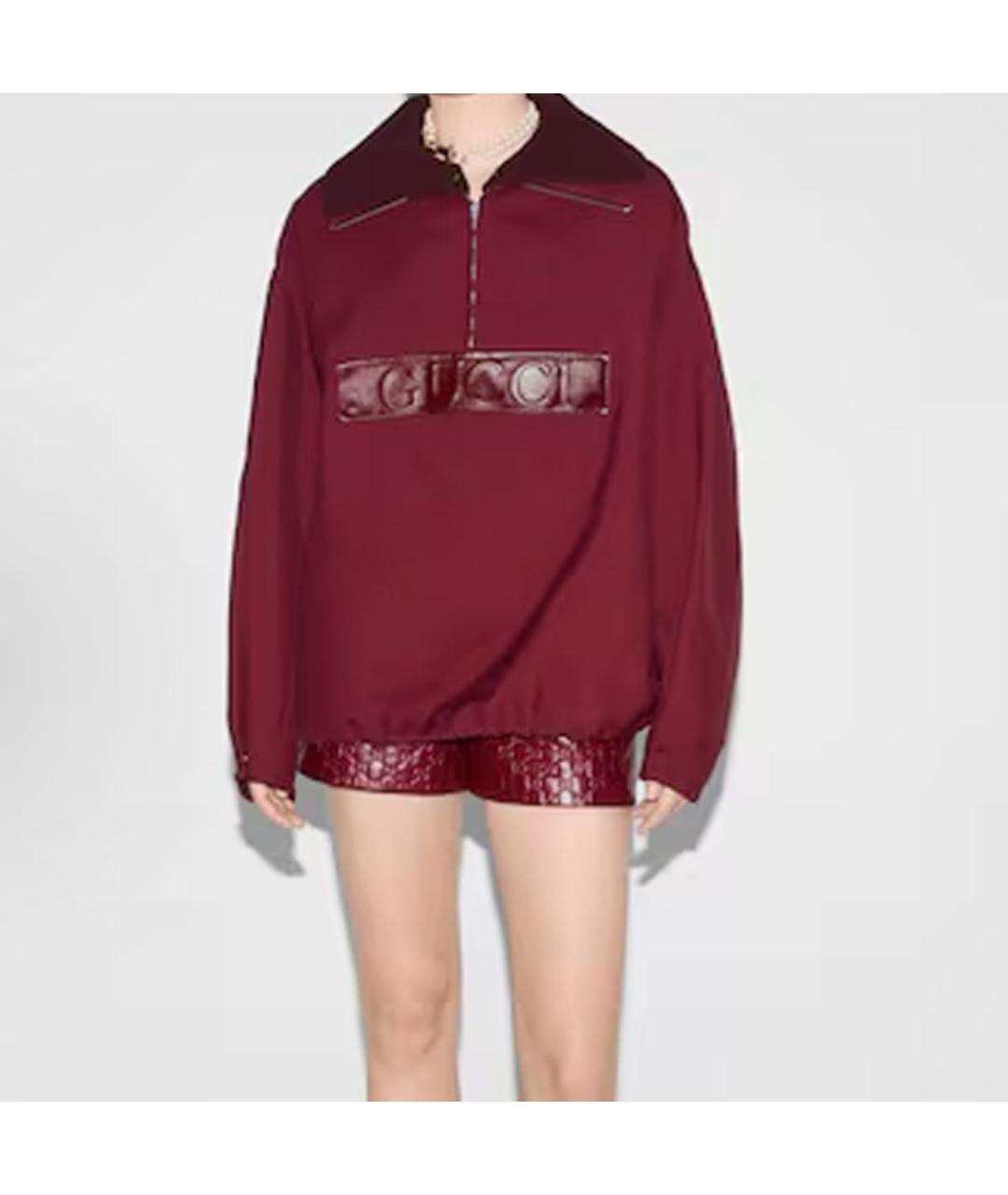 GUCCI Бордовая куртка, фото 4