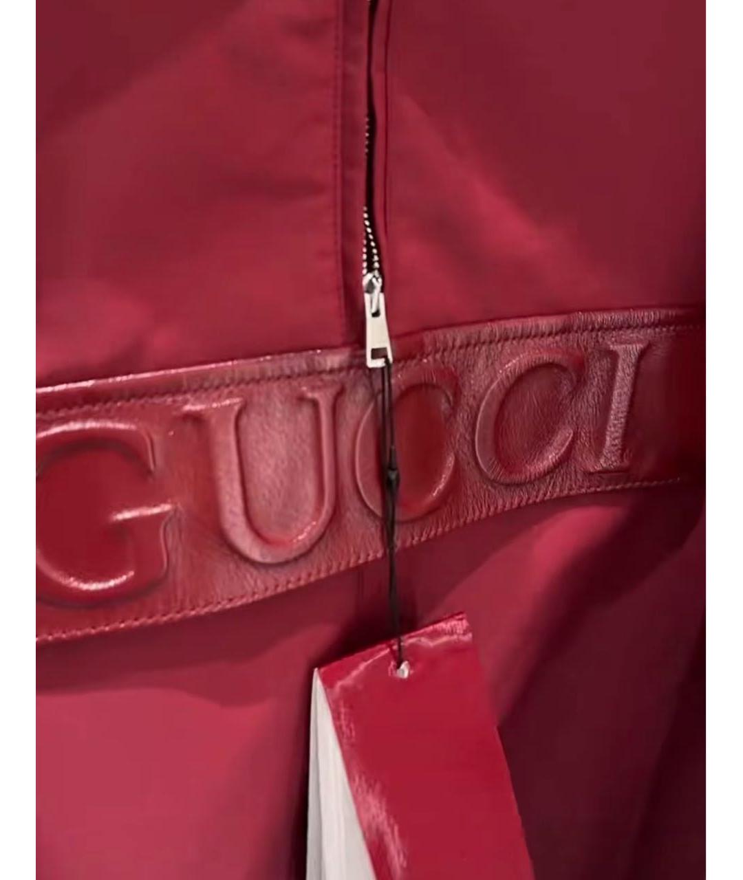 GUCCI Бордовая куртка, фото 7