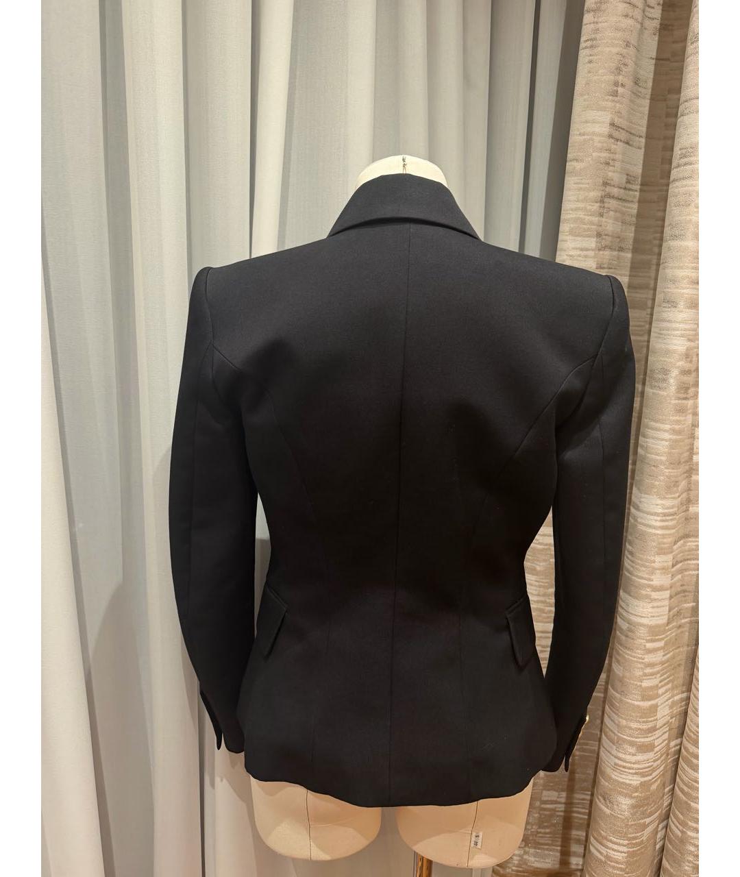 BALMAIN Черный шерстяной жакет/пиджак, фото 2