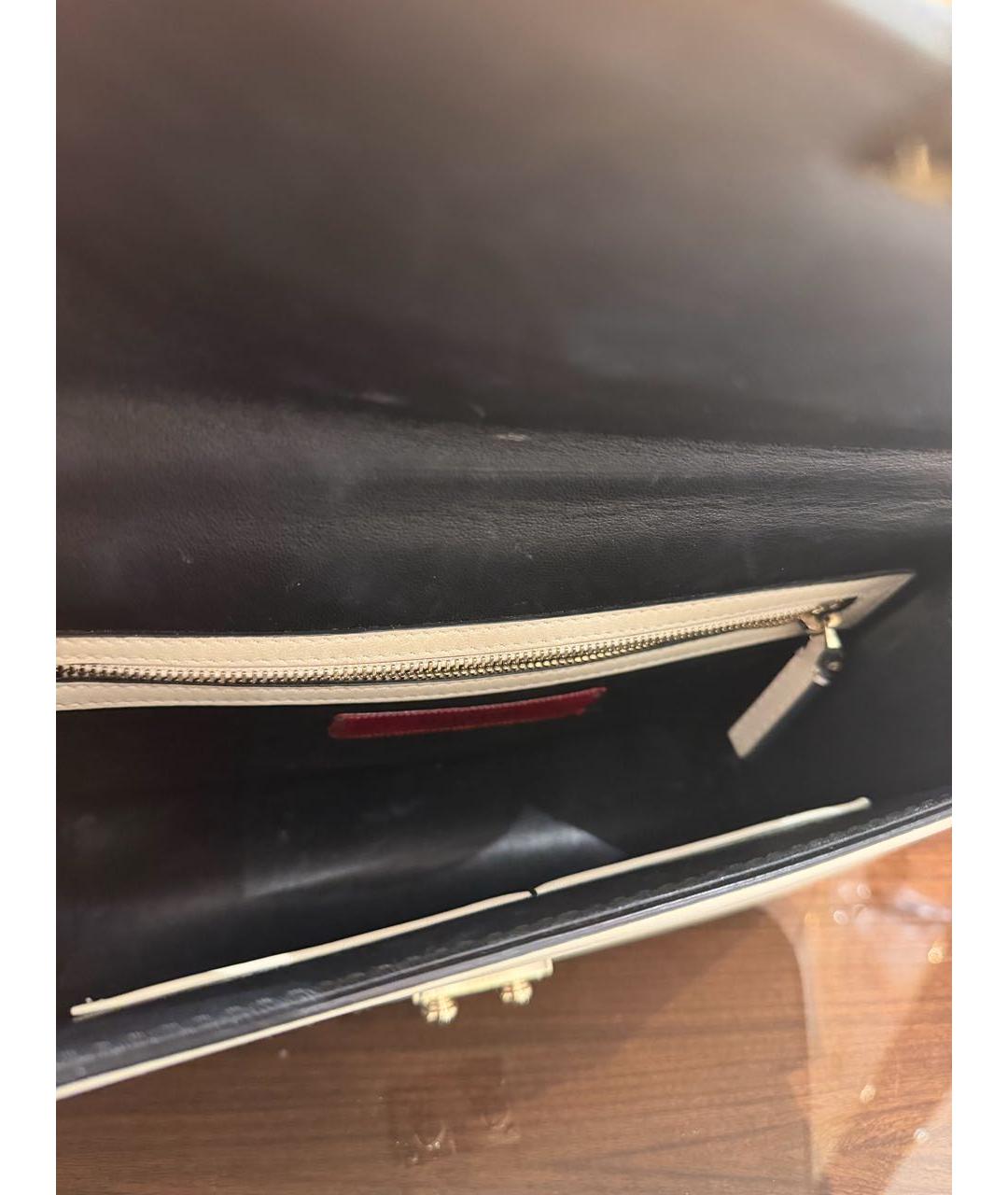 VALENTINO Черная кожаная сумка через плечо, фото 4