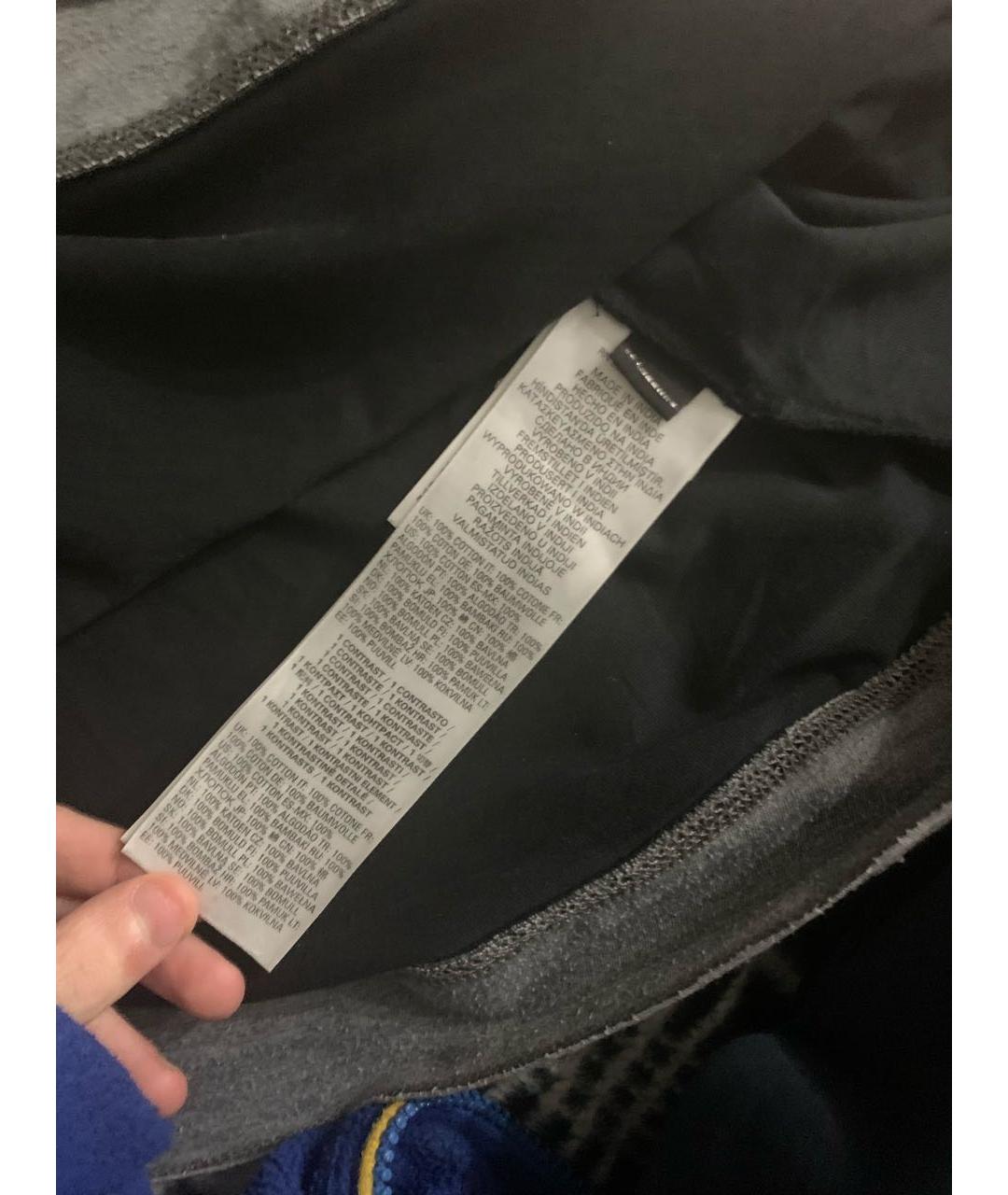 DIESEL Черная хлопковая футболка, фото 4