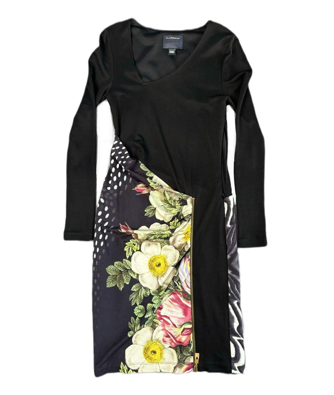 CAVALLI CLASS Мульти вискозное коктейльное платье, фото 7