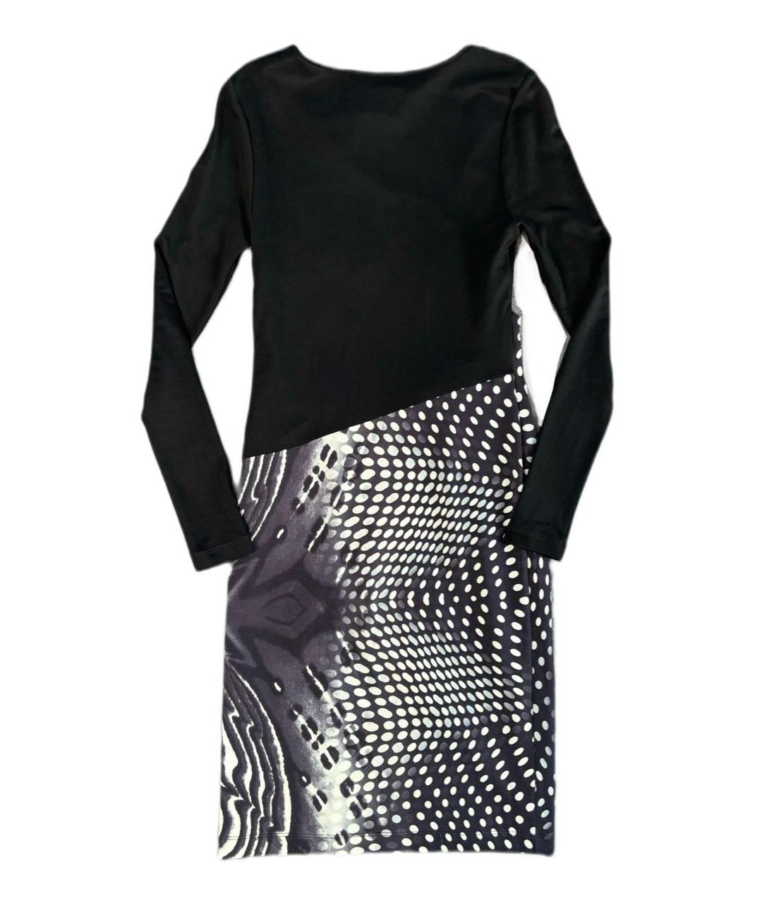 CAVALLI CLASS Мульти вискозное коктейльное платье, фото 2