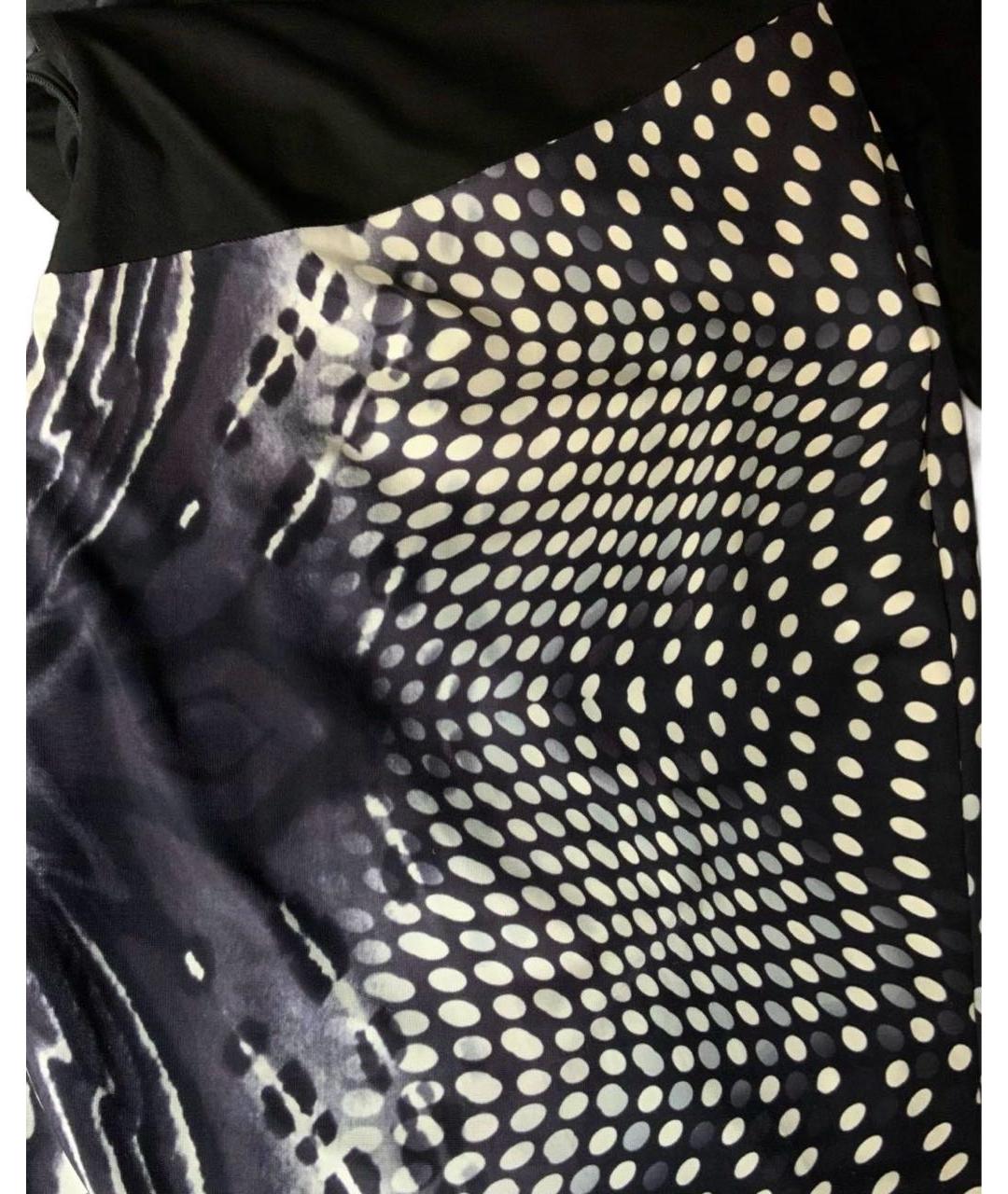 CAVALLI CLASS Мульти вискозное коктейльное платье, фото 4