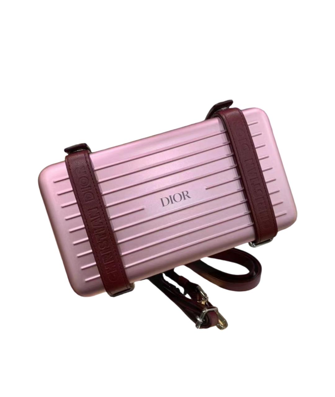 CHRISTIAN DIOR Розовая сумка через плечо, фото 6