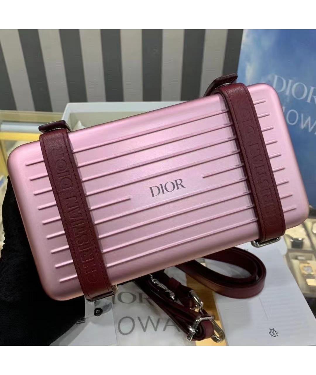 CHRISTIAN DIOR Розовая сумка через плечо, фото 2