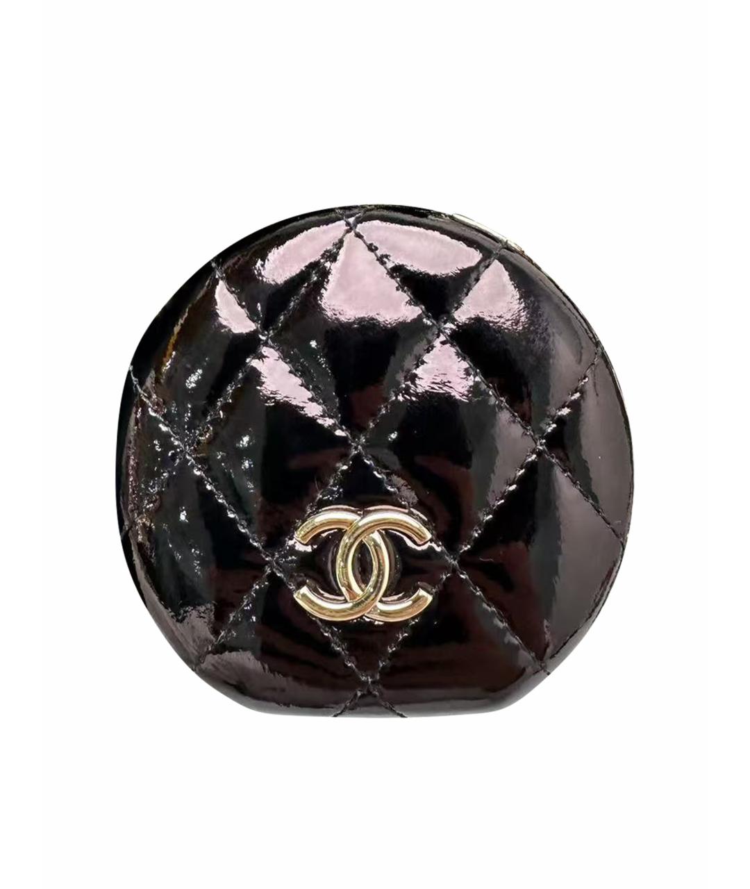 CHANEL Черная кожаная сумка через плечо, фото 1