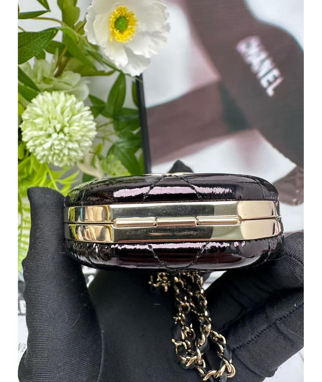 CHANEL Черная кожаная сумка через плечо, фото 3