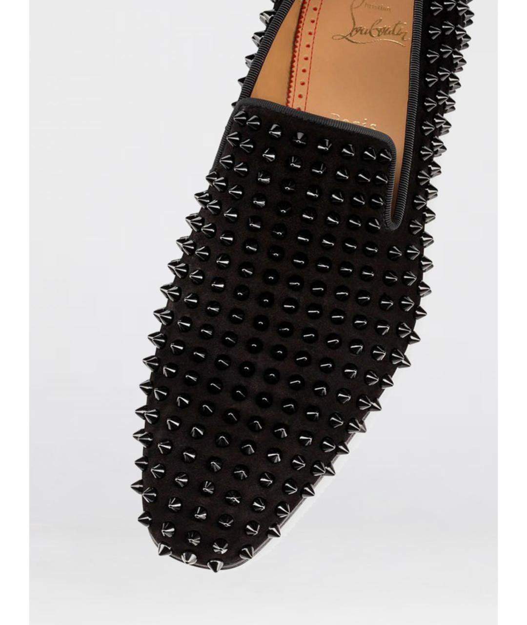 CHRISTIAN LOUBOUTIN Черные лоферы, фото 4