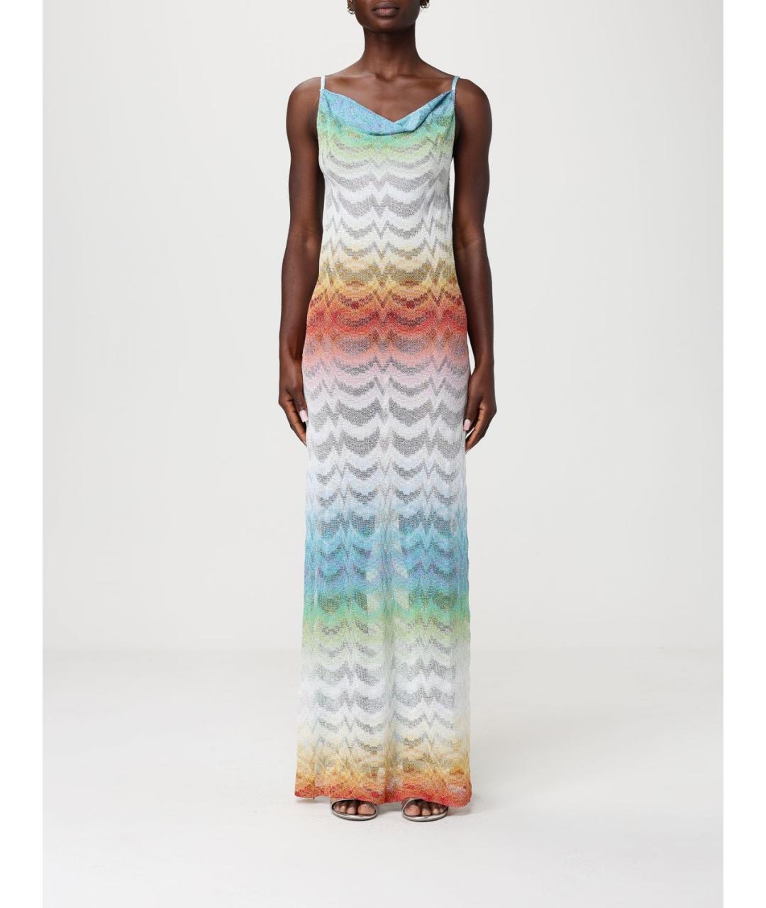 MISSONI Мульти вискозное повседневное платье, фото 5