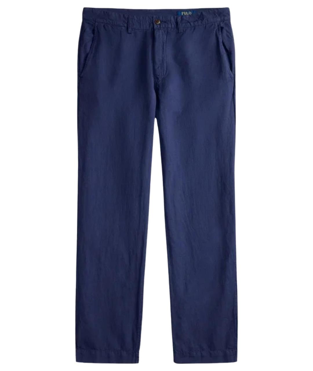 POLO RALPH LAUREN Темно-синие повседневные брюки, фото 1