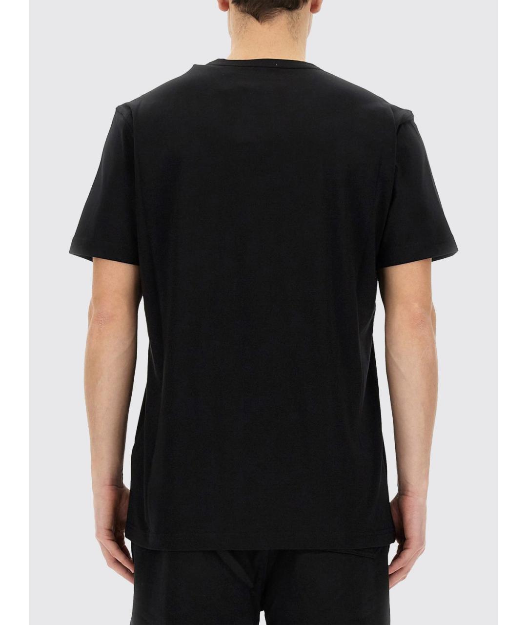 BELSTAFF Черная хлопковая футболка, фото 2