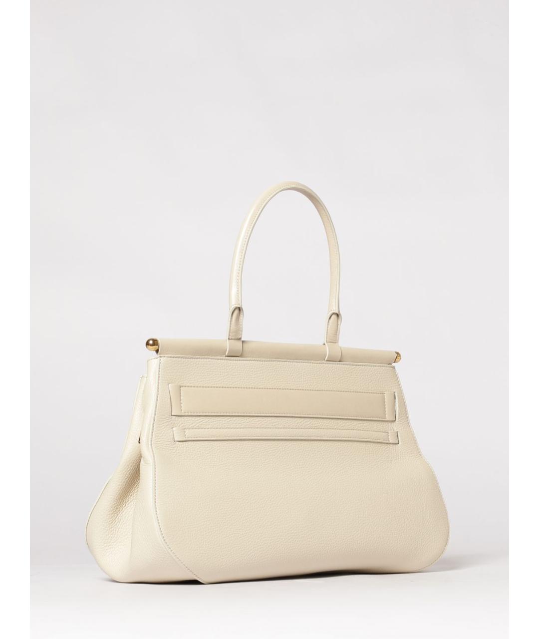 ANTONIO MARRAS Бежевая кожаная сумка тоут, фото 2