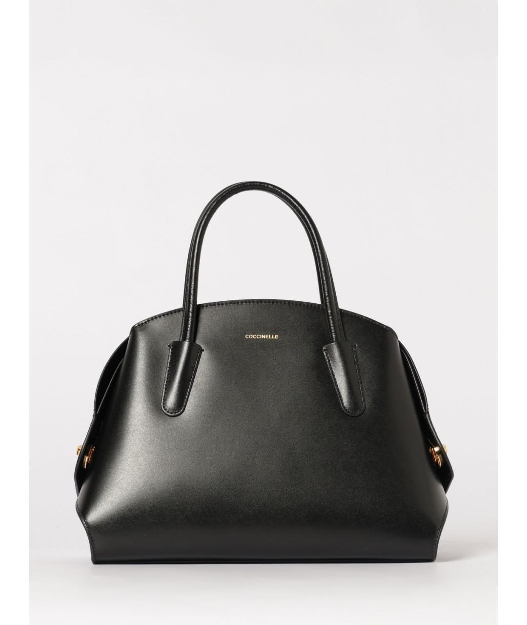 COCCINELLE Черная кожаная сумка через плечо, фото 4