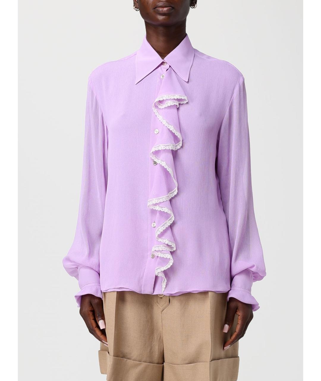 ALBERTA FERRETTI Фиолетовая рубашка, фото 6