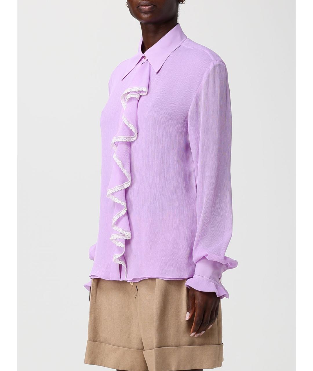 ALBERTA FERRETTI Фиолетовая рубашка, фото 4