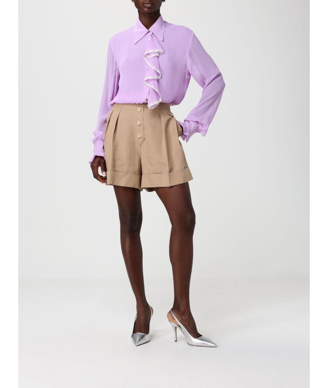 ALBERTA FERRETTI Фиолетовая рубашка, фото 2