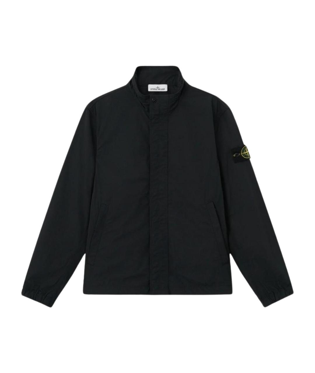 STONE ISLAND Черная полиэстеровая куртка, фото 1