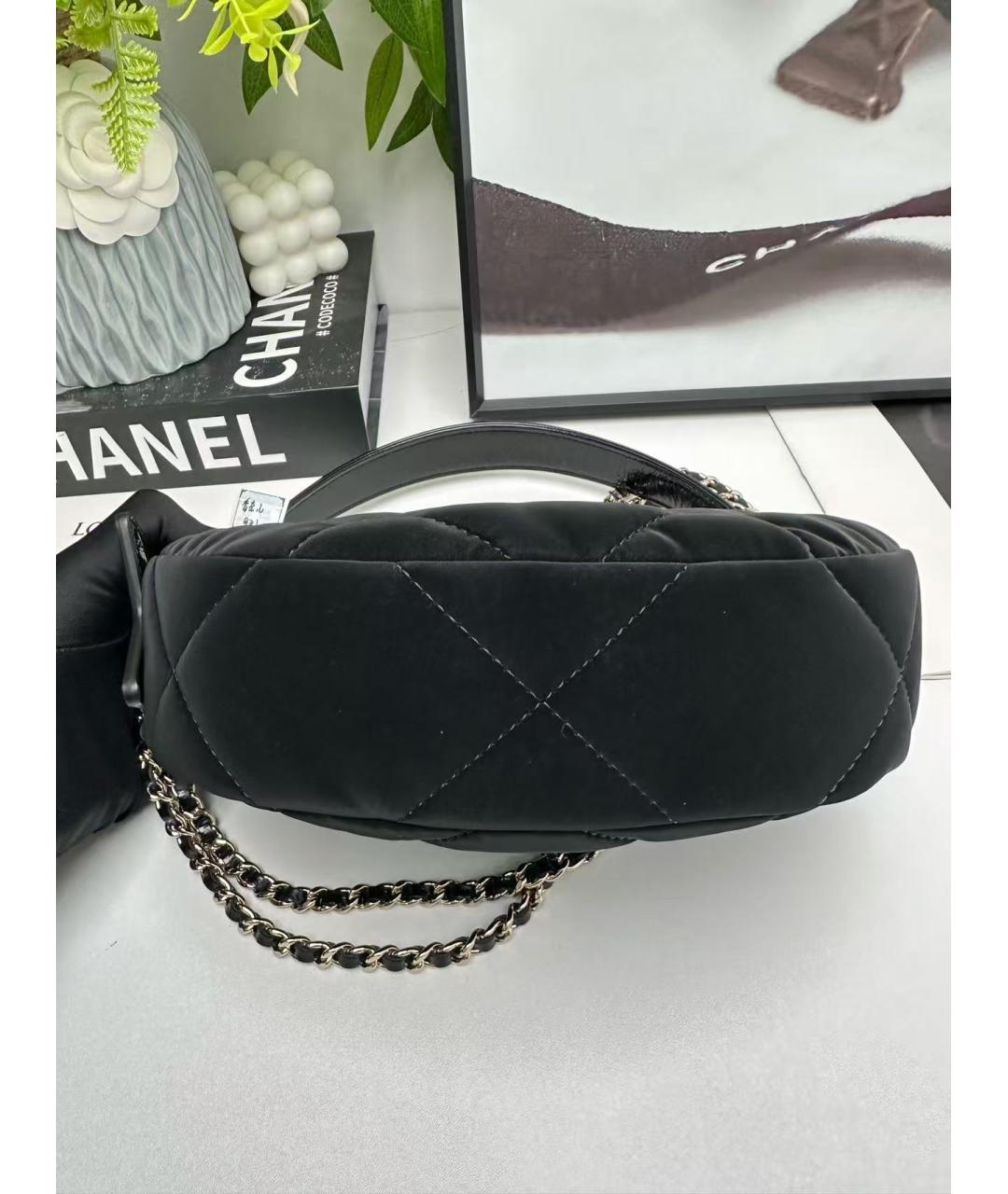 CHANEL Черная кожаная сумка через плечо, фото 4