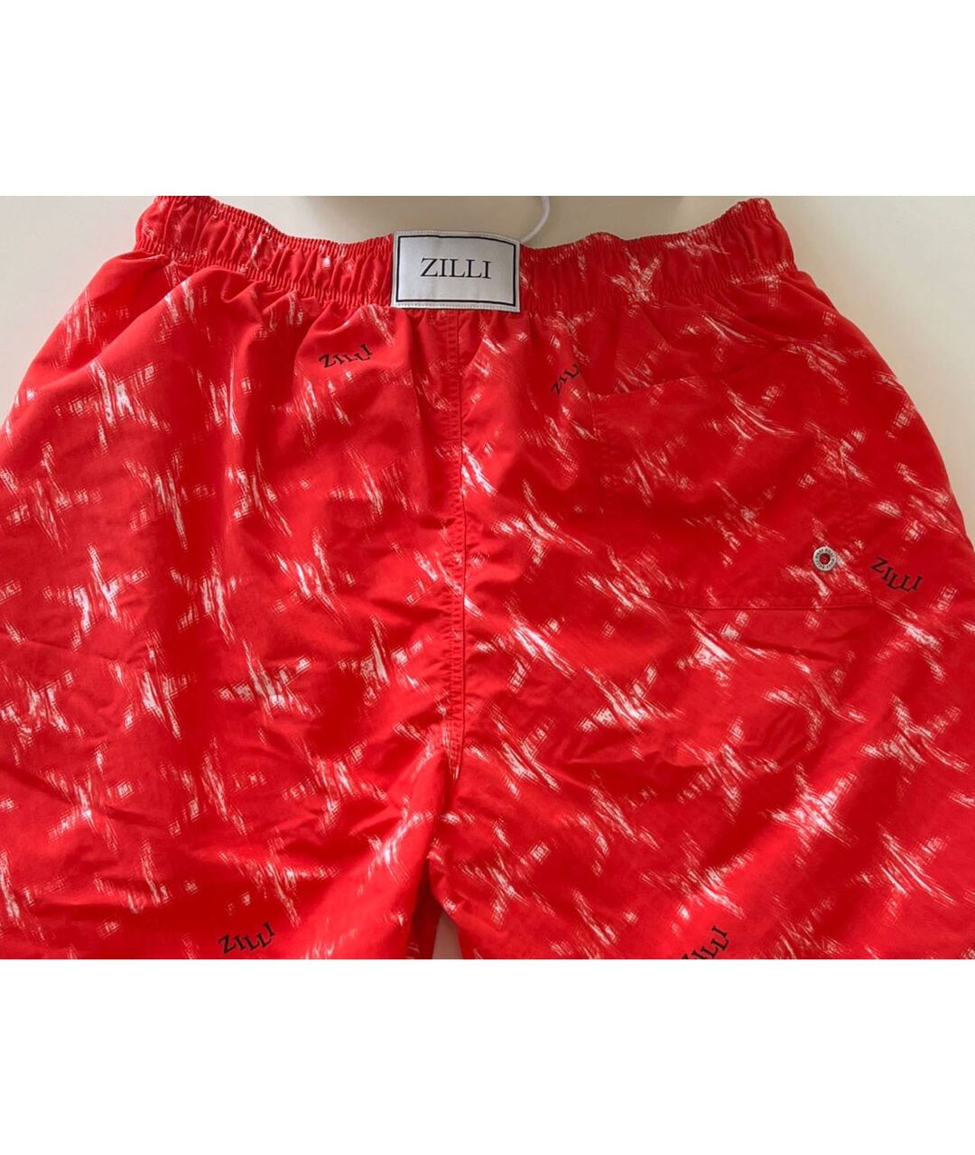 ZILLI Красные полиамидовые шорты, фото 2