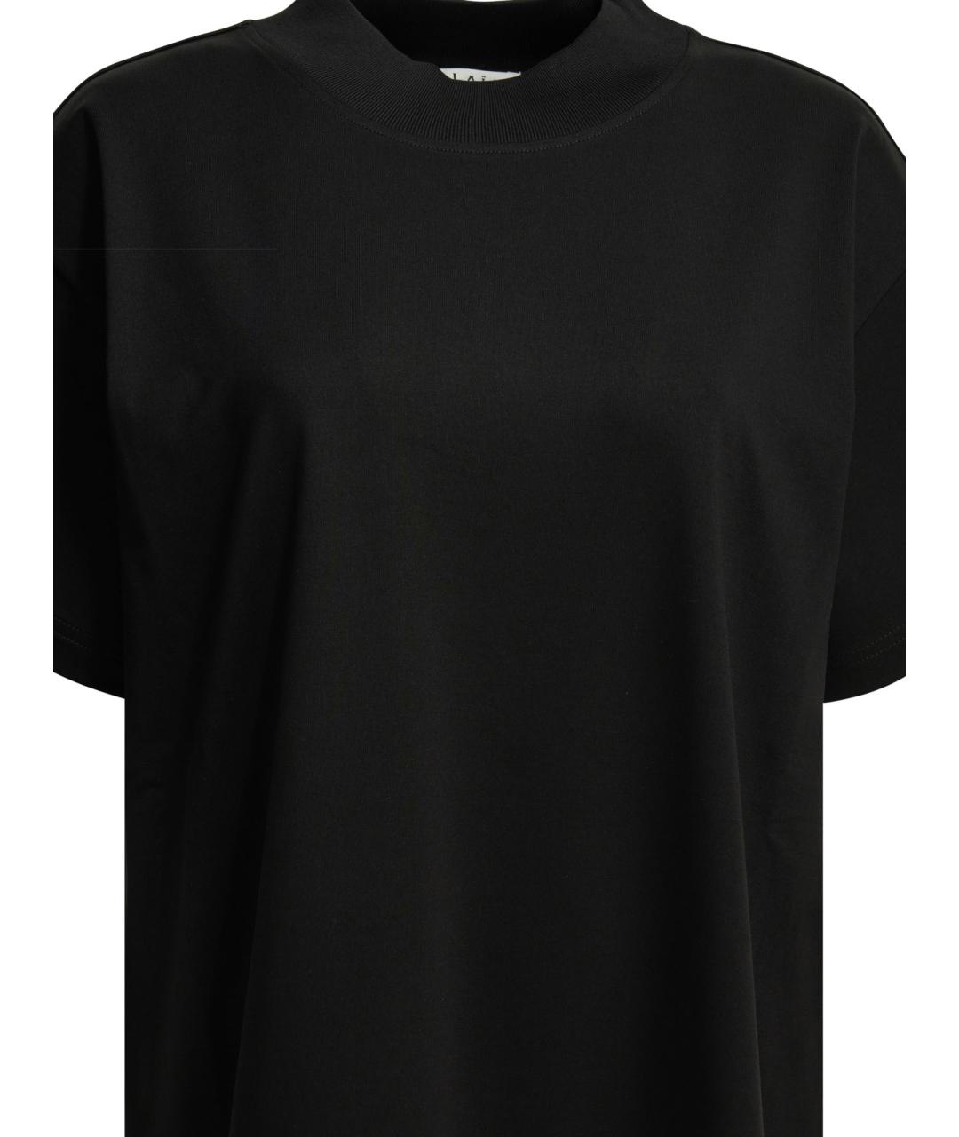 ALAIA Черная хлопковая футболка, фото 3
