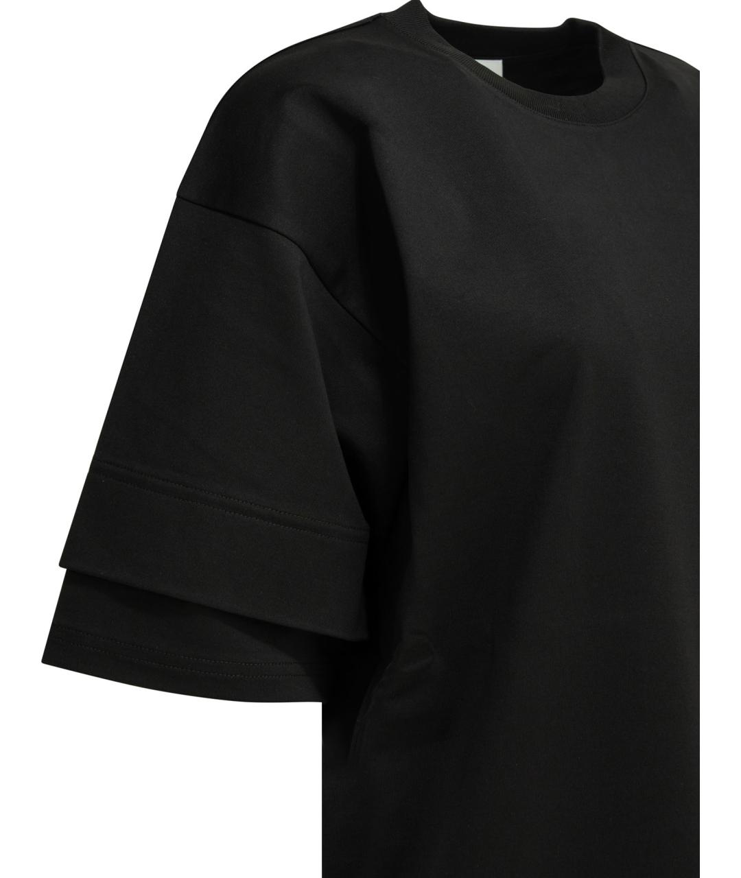 ALAIA Черная хлопковая футболка, фото 3