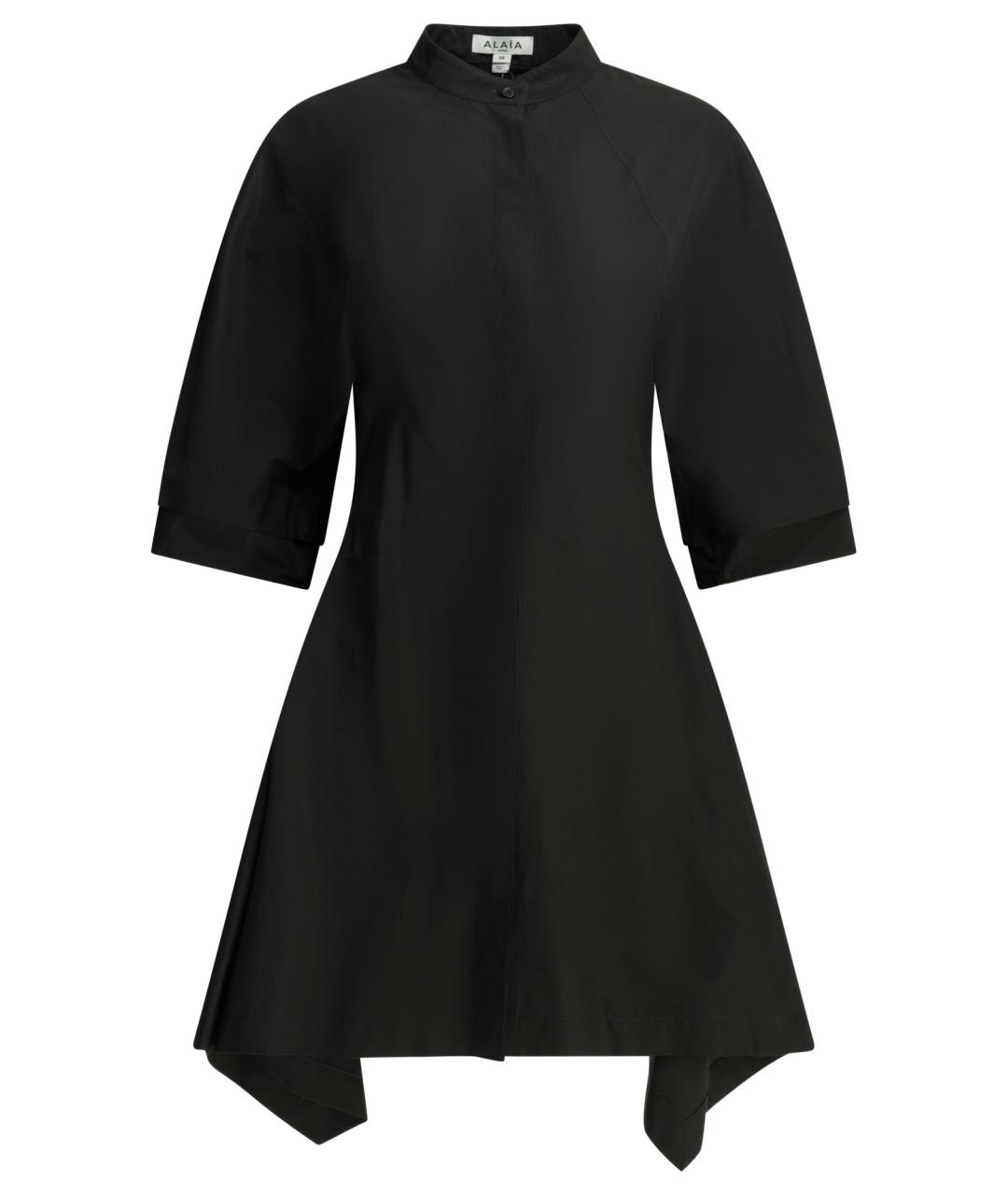 ALAIA Черное хлопковое повседневное платье, фото 1