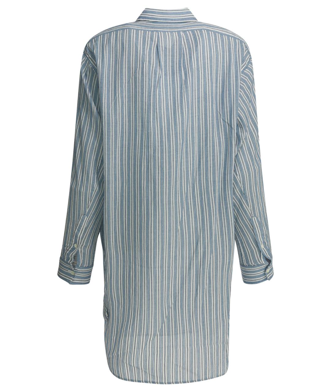 ISABEL MARANT ETOILE Синее хлопковое повседневное платье, фото 2