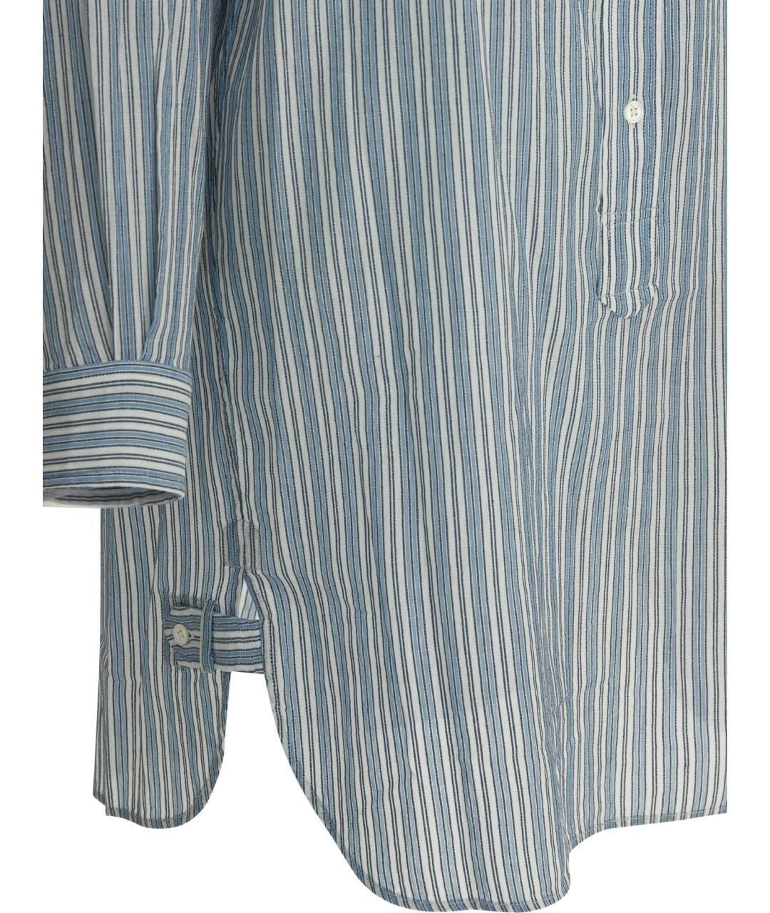 ISABEL MARANT ETOILE Синее хлопковое повседневное платье, фото 4