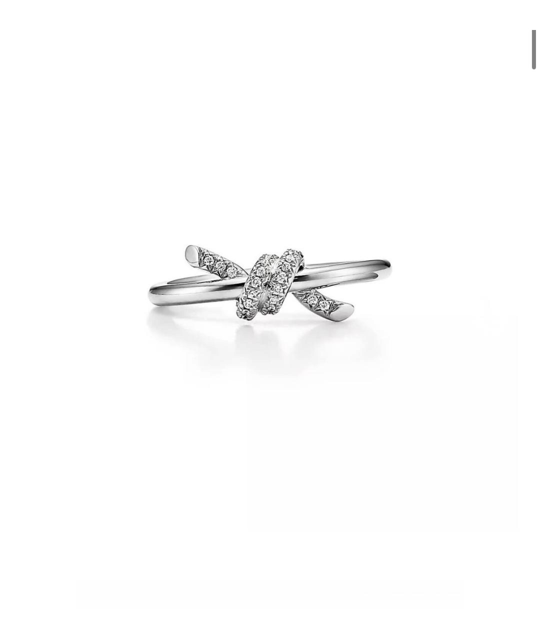 TIFFANY&CO Серебряное кольцо из белого золота, фото 5