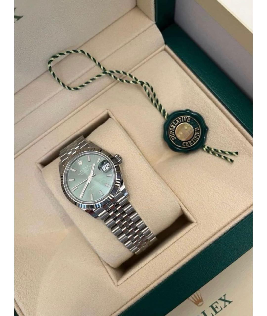 ROLEX Белые часы из белого золота, фото 2